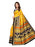 Yellow, Black, Multi Color Poly Silk Saree