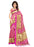 Pink, Beige, Cream Color Poly Silk Saree only in Bigswipe