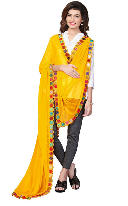 Nazneen Gota Patti Hand Cut Work Dupatta only in Bigswipe