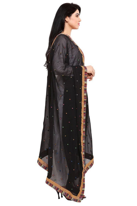 Chiffon Border Work Dupatta only in Bigswipe