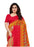 Red, Multi Color Georgette Plain Work Saree