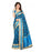 Printed Bhagalpuri Art Silk Blue with Color Saree only in Bigswipe