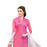 Chanderi Cotton Fabric Light Pink Color Dress Material only in Bigswipe