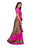 Pink, Multi Color Poly Silk Saree only in Bigswipe