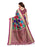 Purple, Multi Color Poly Silk Saree