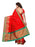 Red Color Chanderi Silk Saree