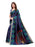 Navy Blue, Multi Color Poly Silk Saree only in Bigswipe