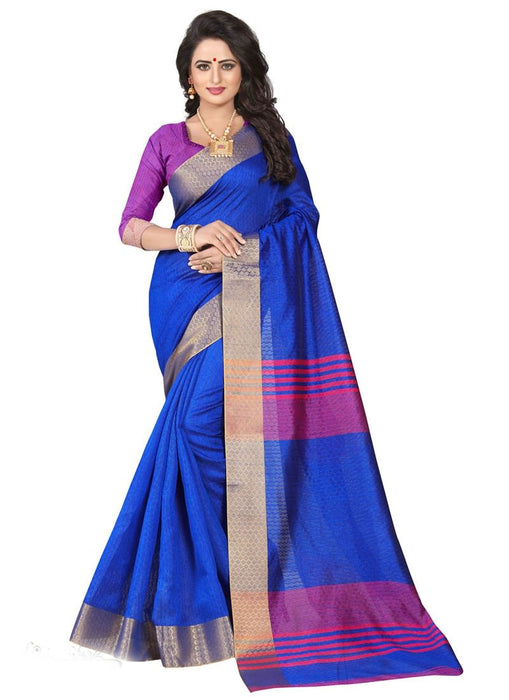 Blue Color Art Silk Saree only in Bigswipe