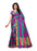 Pink,Turquoise Color Poly Silk Woven Checks Work Saree only in Bigswipe