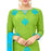 Cotton Jacquard Fabric Green Color Dress Material only in Bigswipe