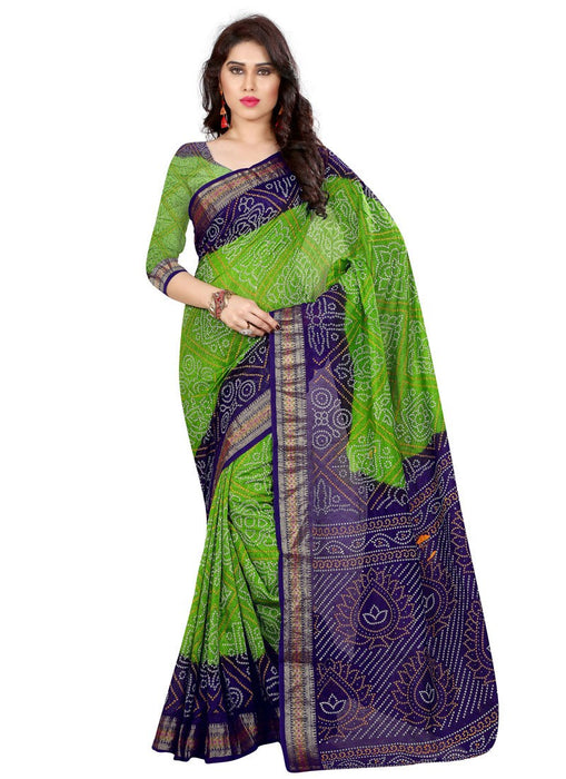 Blue,Green Color Art Silk Saree only in Bigswipe