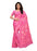 Pink, Multi Color  Crepe Saree only in Bigswipe