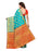 Turquoise Color Poly Silk Saree