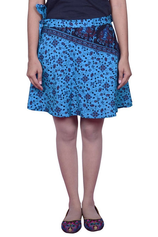 Cotton Printed Wrap Around Short Skirt only in Bigswipe