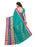 Turquoise Color Poly Silk Saree