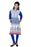 Blue Cotton Printed Casual Women&rsquo;s Kurti only in Bigswipe