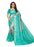 Grey, Turquoise Color  Art Silk Saree only in Bigswipe