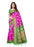 Pink, Green, Beige Color  Poly Silk Saree only in Bigswipe