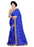 Blue Color Brasso Chiffon, Net Saree only in Bigswipe