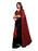 Black, Red Color Georgette Saree only in Bigswipe