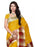 Printed Bhagalpuri Art Silk Yellow with Multicolor saree only in Bigswipe