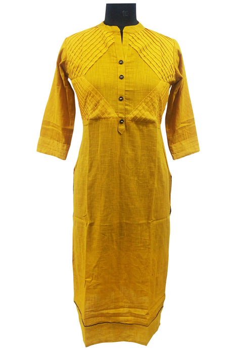 Long Pintuck Kurti Witu Cotton Slub only in Bigswipe