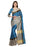 Blue,Grey Color Poly Silk Saree only in Bigswipe