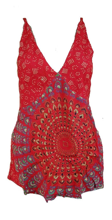 Beach Wear Sports Sleeveless Floral Print Top only in Bigswipe