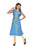 Blue Printed Anarkali Flared Kurti only in Bigswipe