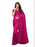 Pink, Black Color Georgette Saree only in Bigswipe