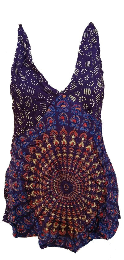 Beach Wear Sports Sleeveless Floral Print Top only in Bigswipe