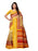 Beige, Yellow, Red Color Poly Silk Saree only in Bigswipe