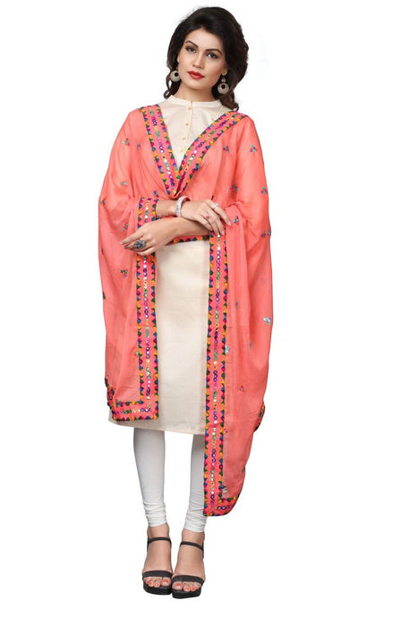 Chiffon Border Work Dupatta only in Bigswipe