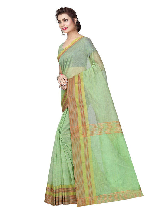 Green Color Poly Silk Saree only in Bigswipe