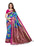 Magenta, Blue, Multi Color Poly Silk Printed Work Saree only in Bigswipe