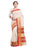 Off White Color Cotton Silk Saree only in Bigswipe