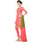 Glaze Cotton Fabric Light Red Color Dress Material only in Bigswipe