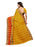 Yellow, Brown Color Poly Silk Saree