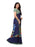 Navy Blue, Multi Color Georgette Saree only in Bigswipe