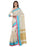 Off White,Blue Color Poly Silk Saree only in Bigswipe