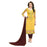 Chanderi Cotton Fabric Yellow Color Dress Material only in Bigswipe