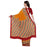 Crepe Fabric Mustard Color Saree with Blouse only in Bigswipe