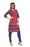 Pink And Blue Self Designed Casual Women&rsquo;s Kurti only in Bigswipe