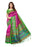 Pink, Green, Multi Color  Poly Silk Saree only in Bigswipe