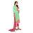 Glaze Cotton Fabric Green  Color Dress Material only in Bigswipe