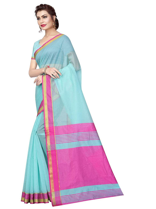 Blue Color Poly Silk Saree only in Bigswipe