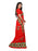 Red, Multi Color Georgette Saree