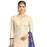 Chanderi Fabric Cream Color Dress Material only in Bigswipe