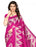 Printed Bhagalpuri Art Silk Magenta with Sandal Color only in Bigswipe