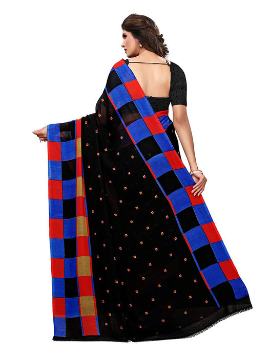 Black, Multi Color Georgette Saree only in Bigswipe